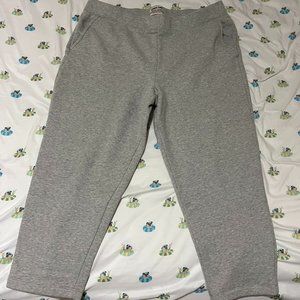 Land's End Serious Sweatpants - Grey - Women's XL Petite